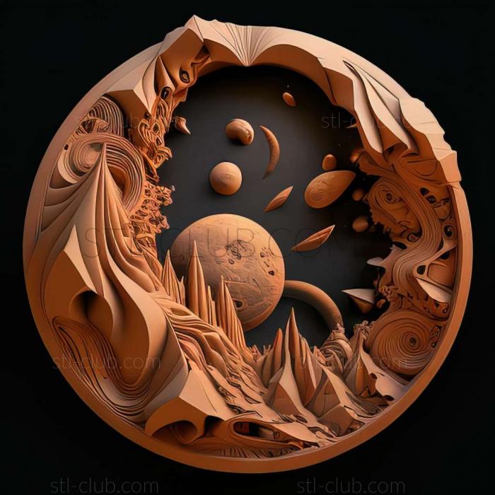 3D model deep space (STL)